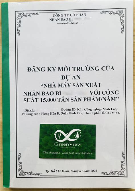 đăng ký môi trường